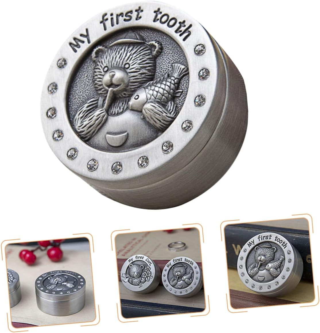 Tooth Box for Milk Teeth Keepsake Box Boys and Girls for for Year Old Boy'S image number 3