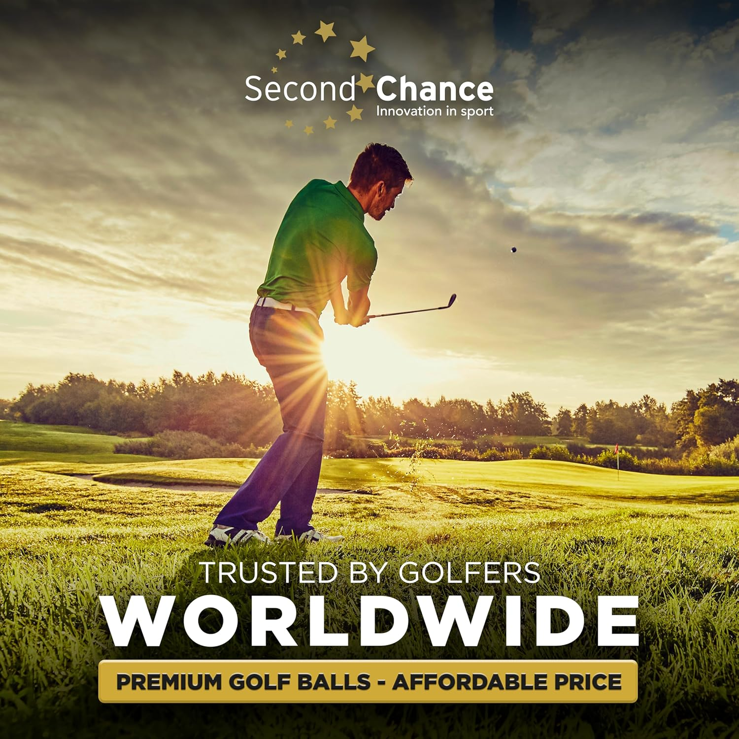 Second Chance Golf Lakeballs, Mixed Distance Golf Balls, Recycled Grade a White, Used Golf Balls for All Golfers image number 6