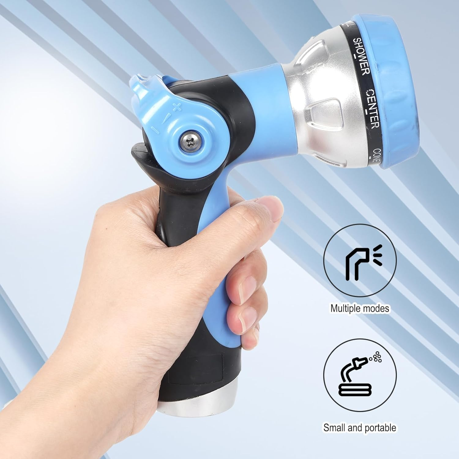 3J3B3R Hose Nozzle,Water Gun, Watering Sprinkler Nozzle, Flower Watering Device, Gardening & Lawn Supplies image number 3