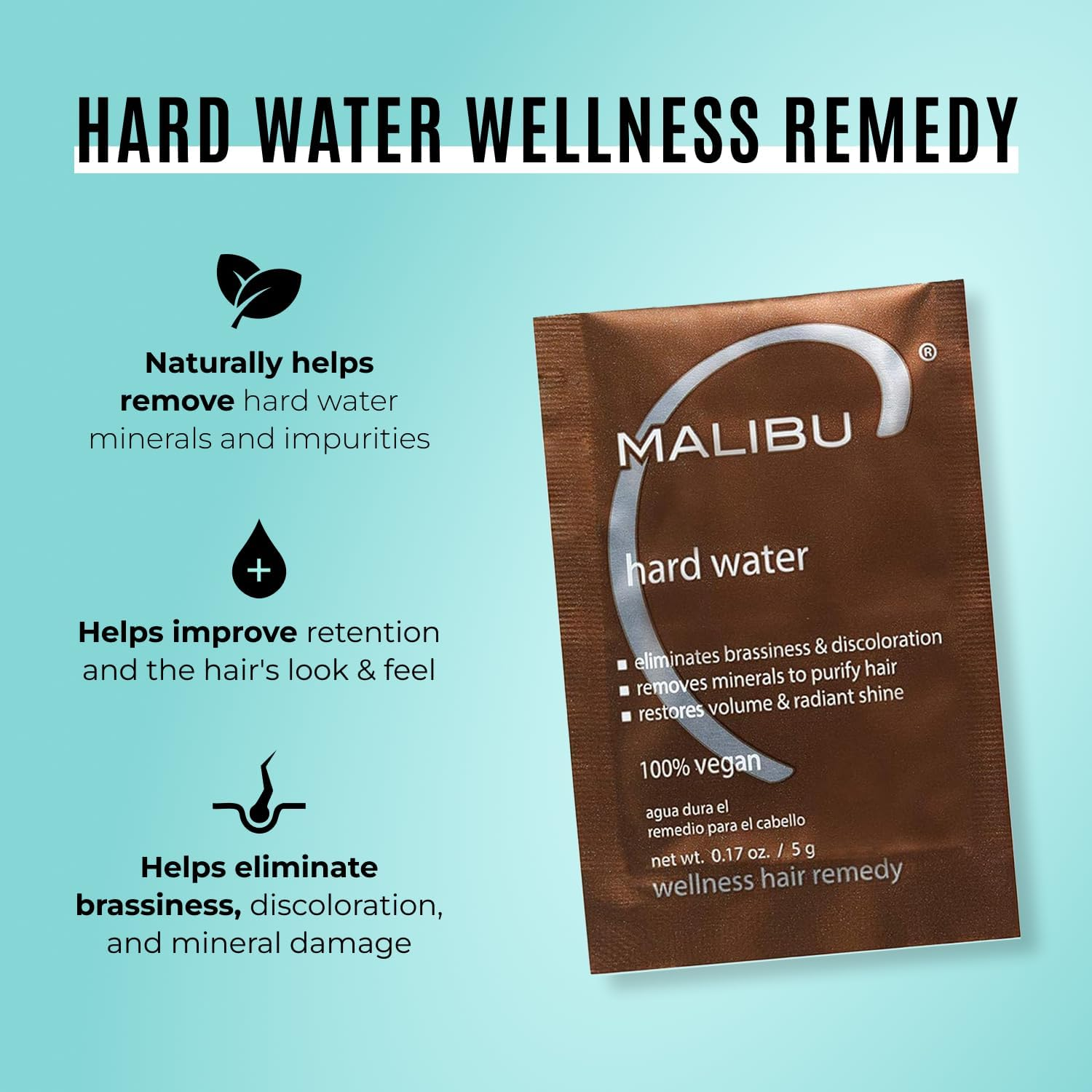 Malibu C Hard Water Wellness Hair Remedy, 3 Count image number 6