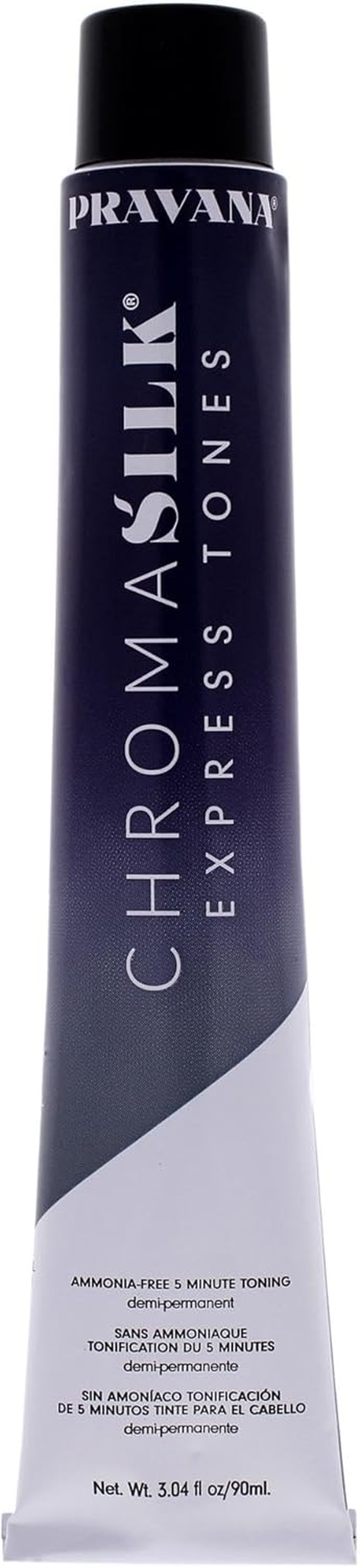 Pravana Chromasilk Express Toner Hair Color 90 Ml, Smokey Silver - Gold image number 4