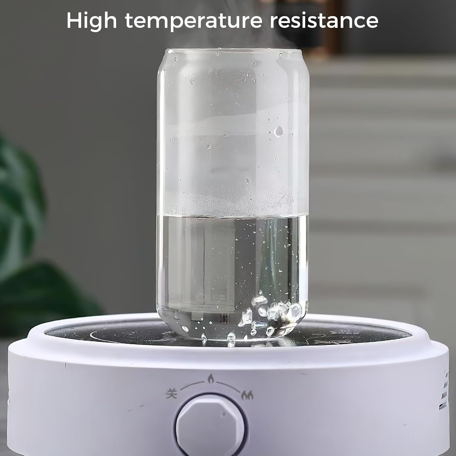 2Pcs Cup with Straw, Drinking Glasses with Bamboo Lids and Glass Straw, 17 Oz Can Shaped Glass, Smoothie Cup, Ideal for Drinks, Coffee, Cocktails, Whiskey image number 3