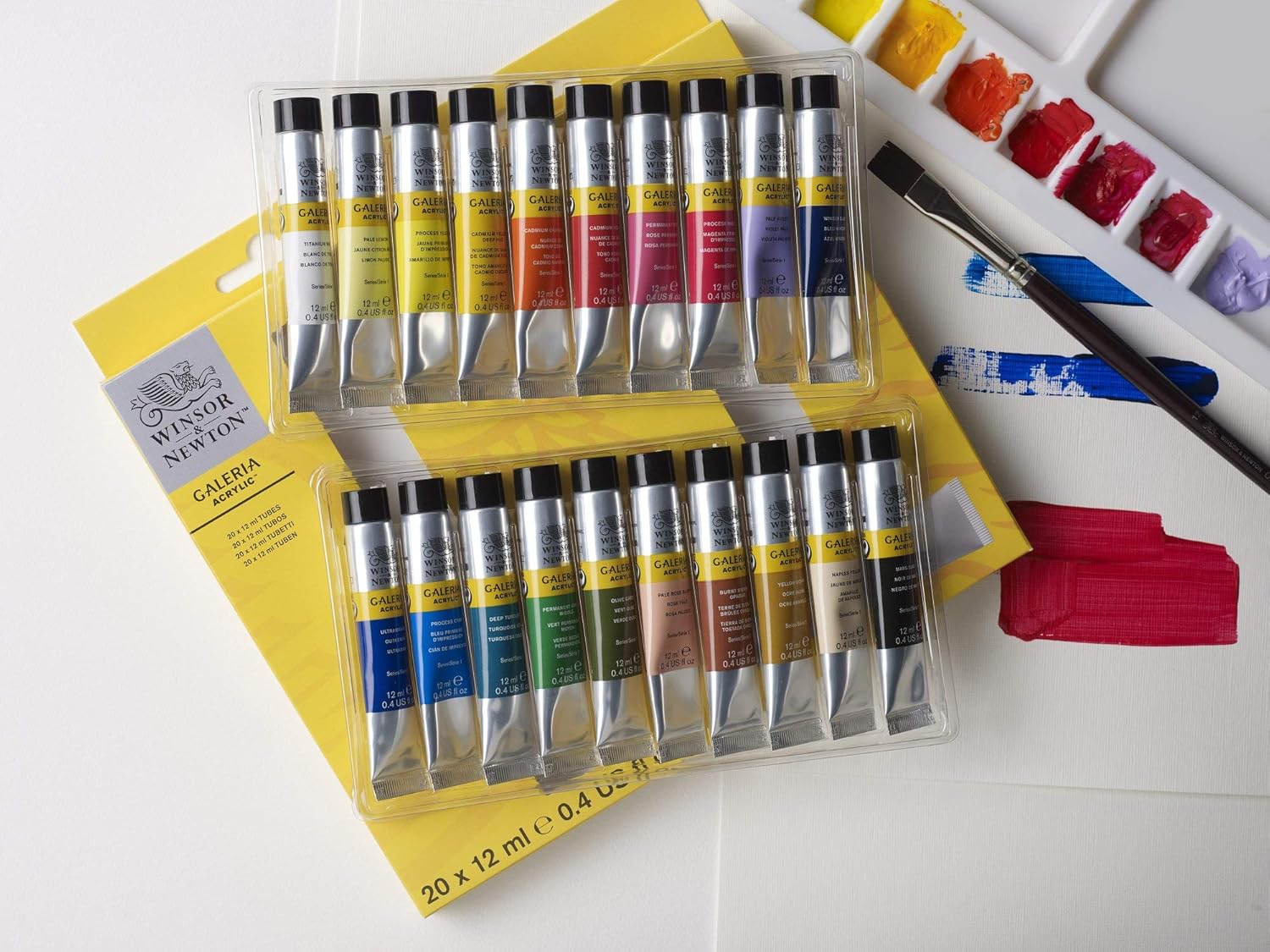Winsor & Newton, Galeria Acrylic, 20X10Ml Tube Set image number 3
