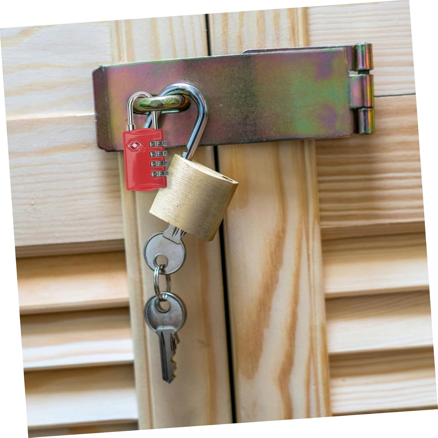 Veemoon Easy Reset 3 Combination Lock Padlock Approved Luggage Locks for Suitcases Toolboxes