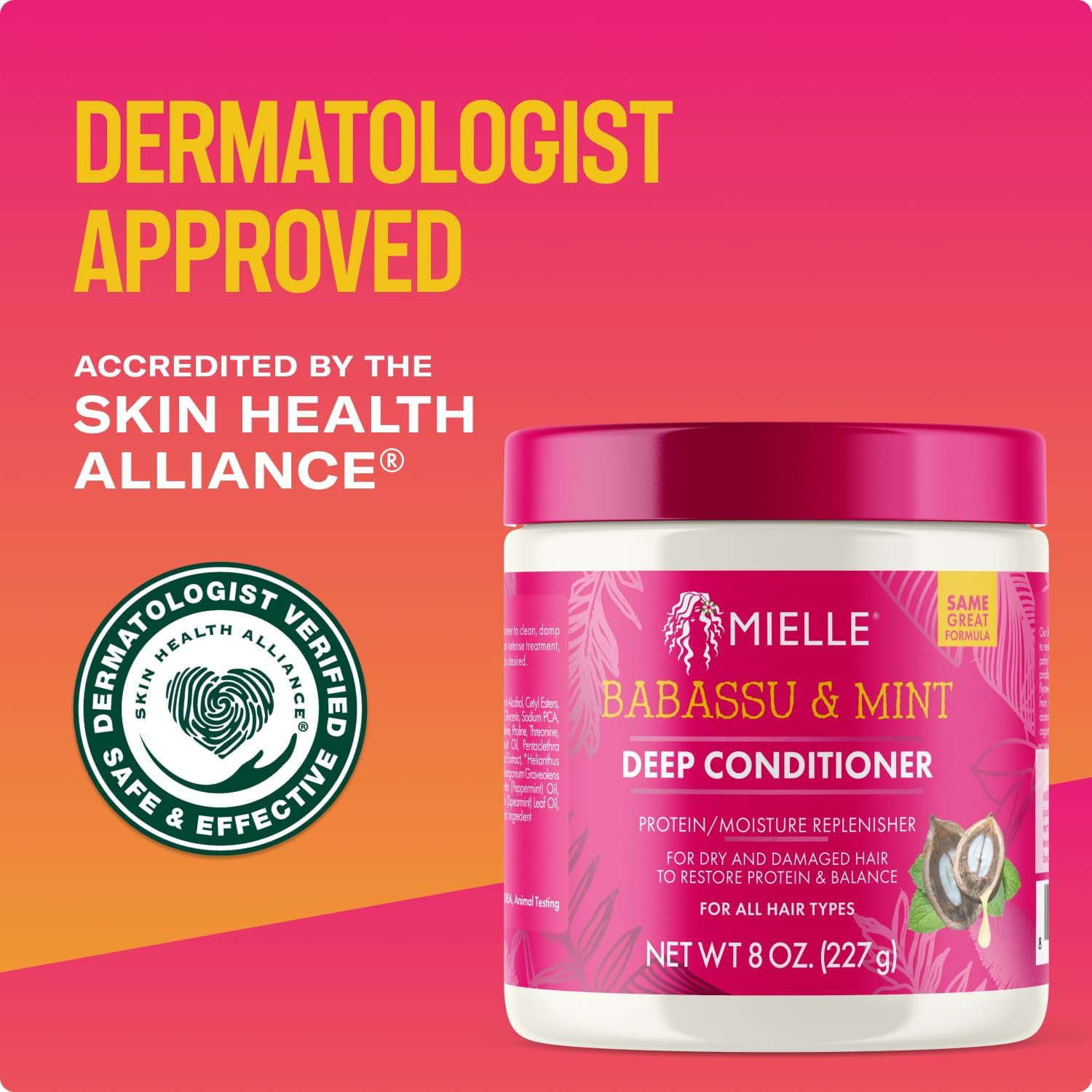 Mielle Babassu Oil Mint Deep Conditioner 227 G image number 6