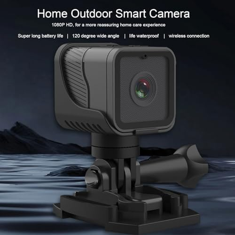 Rear View Camera, 1080P HD Waterproof Handlebar Bike Camera, 120&deg; Wide Angle Wifi Sports Video Action Camera with Adjustable Rotatable Bracket image number 6