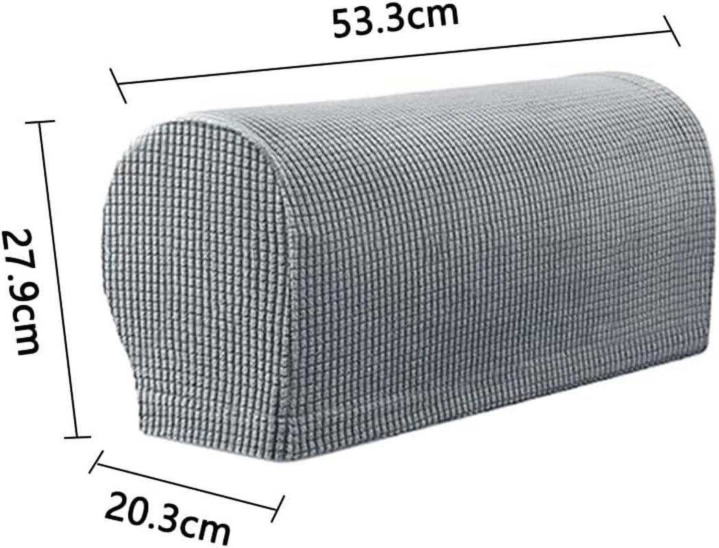 4 PCS 2 Set of Stretch Armrest Covers Armchair, Anti-Slip for Chairs Sofas, Comfortable Soft Armrest Cover High-Grade Arm Caps Dustproof Furniture Protector, Thickened anti Dirty Home Furnishings image number 4