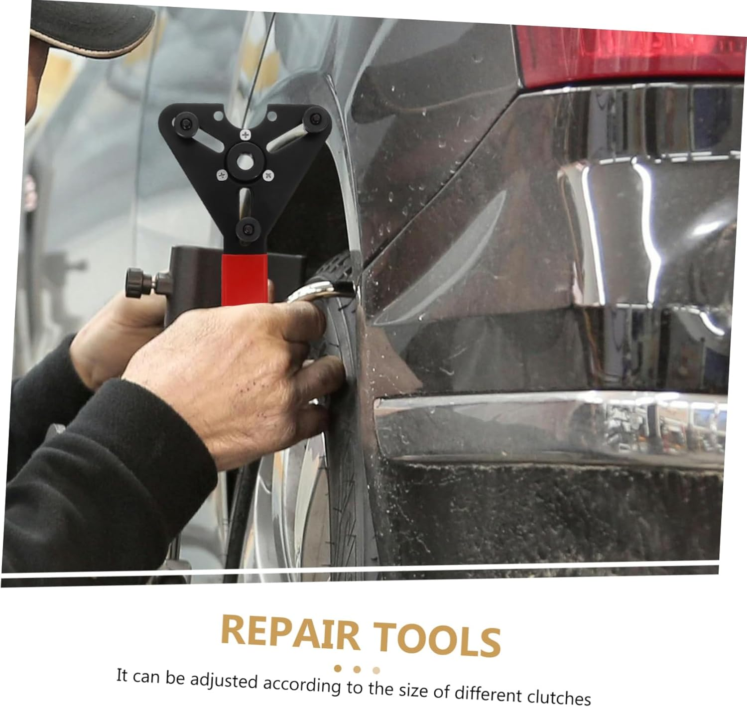 PLAFOPE Compressor Clutch Removal Tool and Holding Wrench Set for Automotive Air Conditioning Maintenance, Sturdy Clutch Installer and Remover Hand Tool Compatible Car Ac Compressors image number 2