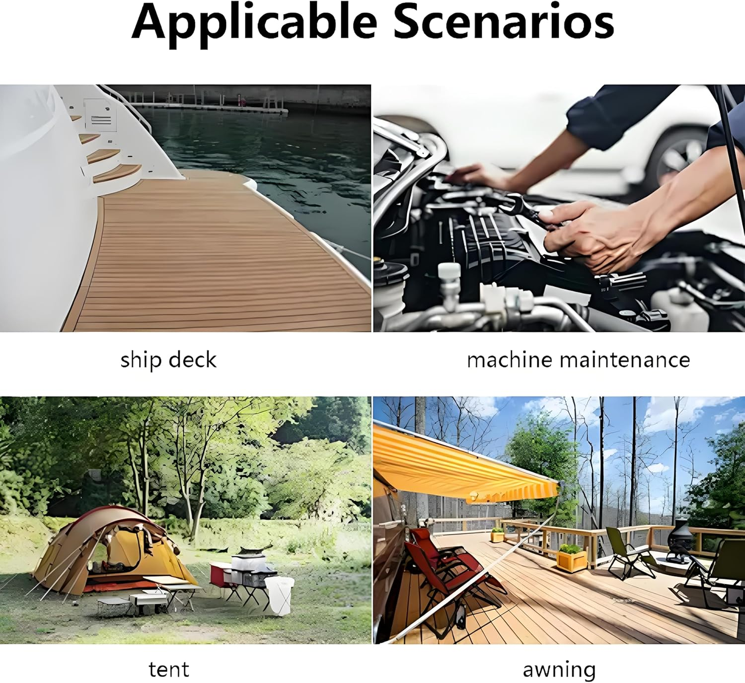 4 Pcs Stainless Steel Quick Release Pin with Spring Loaded Ball End Circle Ring Stainless Steel, Bimini Tops for Boats Accessories (10X65Mm) image number 4