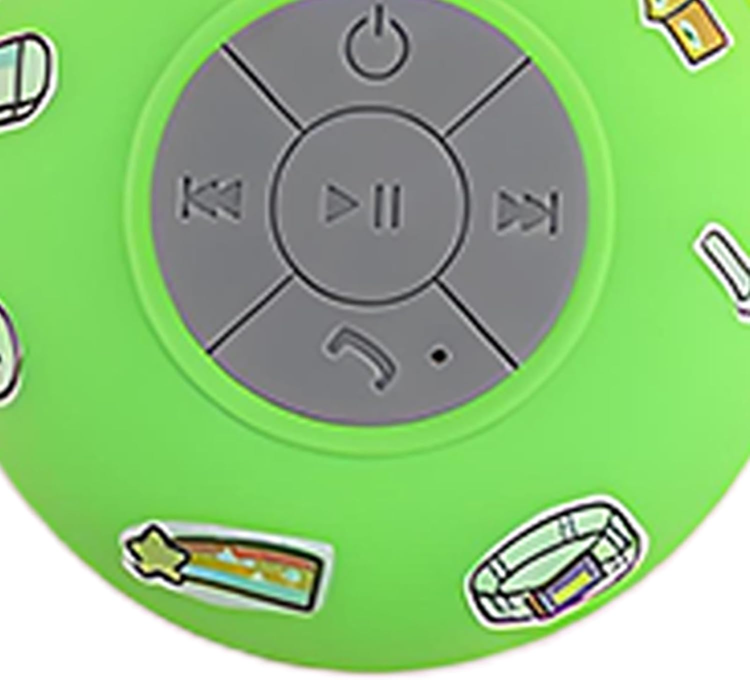 Portable Speaker Waterproof, Bathroom Speaker, Stereo Sound Waterproof Suction Cup Music Player for Shower Home Party Beach Bathroom Travel - Blue image number 4