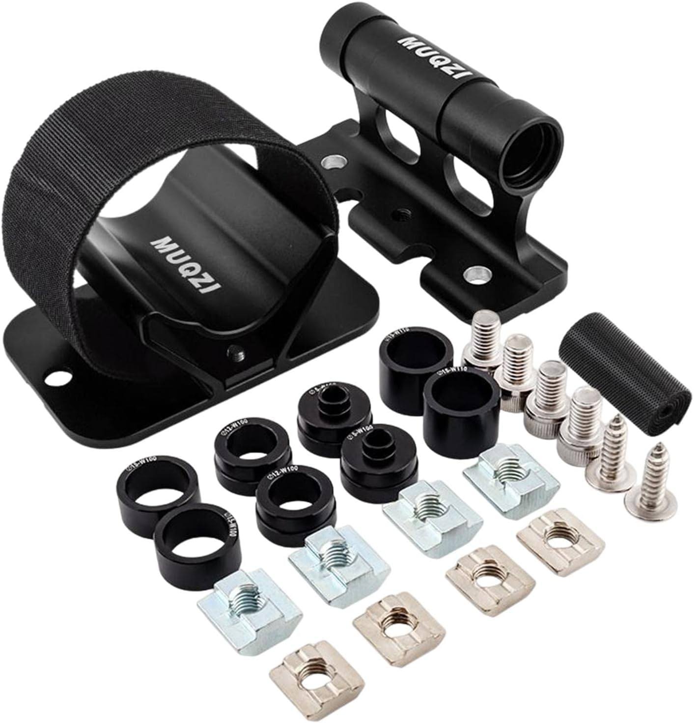 TOOYFUL Bike Fork Mount Car Roof Rack Carrier Quick Release Thru Axle Carrier Parking Rack Bicycle Rear Wheel Rack Installation Mount, Black image number 3