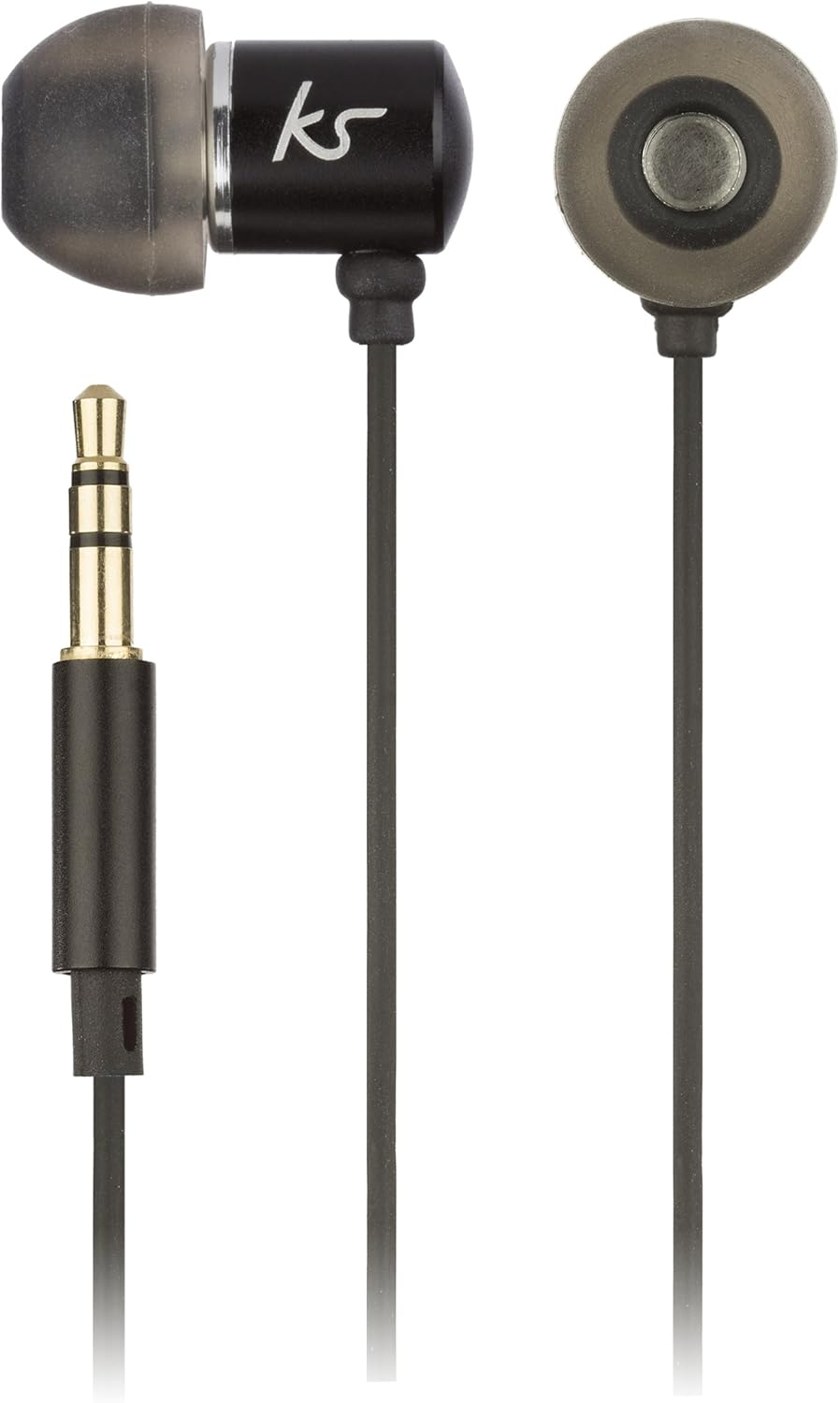 Kitsound Kit Sound Reviva Ace In-Ear Headphones with Mic Smartphone - Black KSACEMBK image number 3