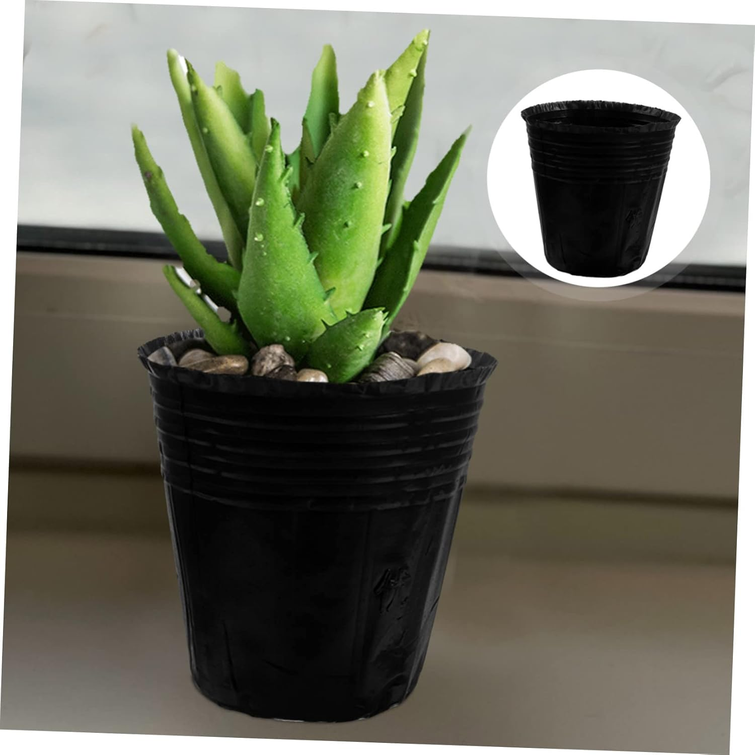 100Pcs Planting Bags Sturdy Nutrient Bags Practical Planting Cups for Growbag Seeds Sprouting Seeds Use image number 3