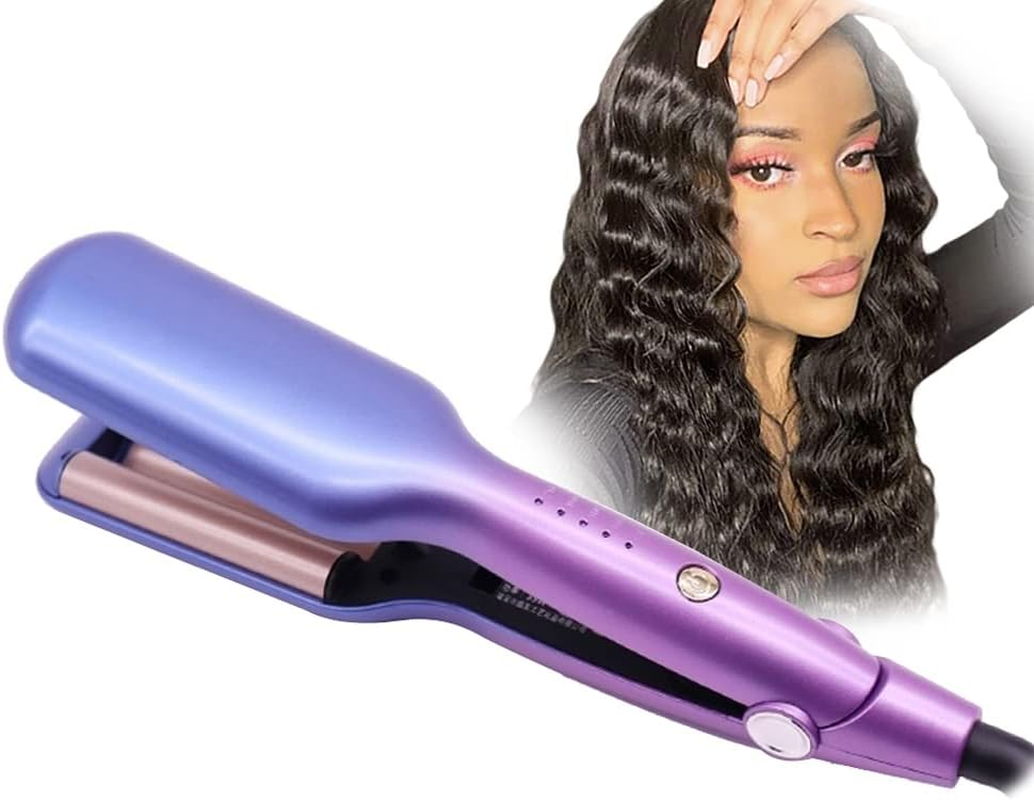 TOHUAN 16Mm 3 Barrels Hair Waver Curling Iron Wand Eggroll Adjustable Temperature Ceramic Wave Hair Curler Iron Curly Crimper Tools image number 4