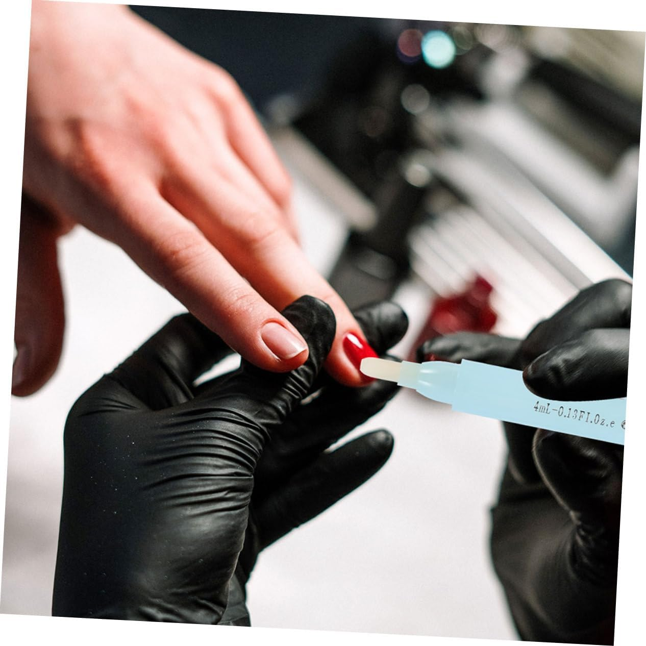 VICASKY 3Pcs Manicure Polish Corrector Pen Nail Care Tool Refillable Nail Polish Remover Pen image number 4