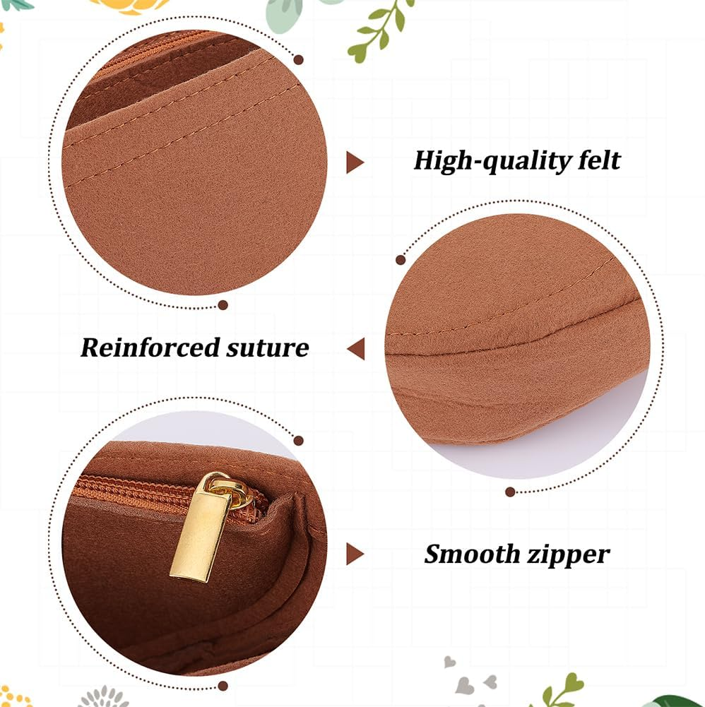WADORN Wallet Insert, Felt Shoulder Bag Insert image number 2