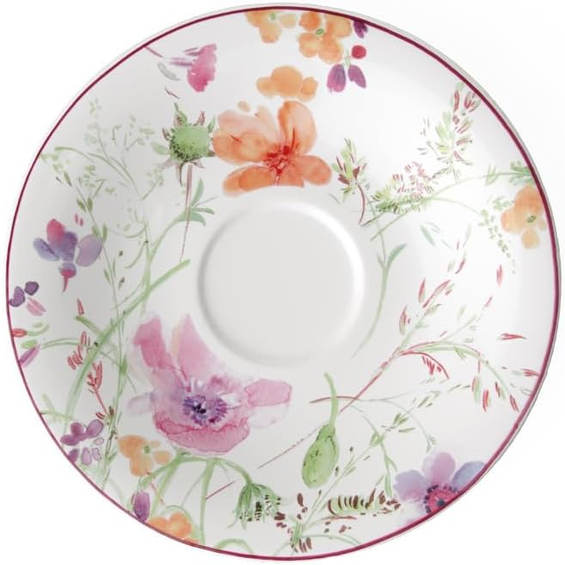 Villeroy & Boch Mariefleur Basic Salad Plate, 8.25 In, White/Multicolored