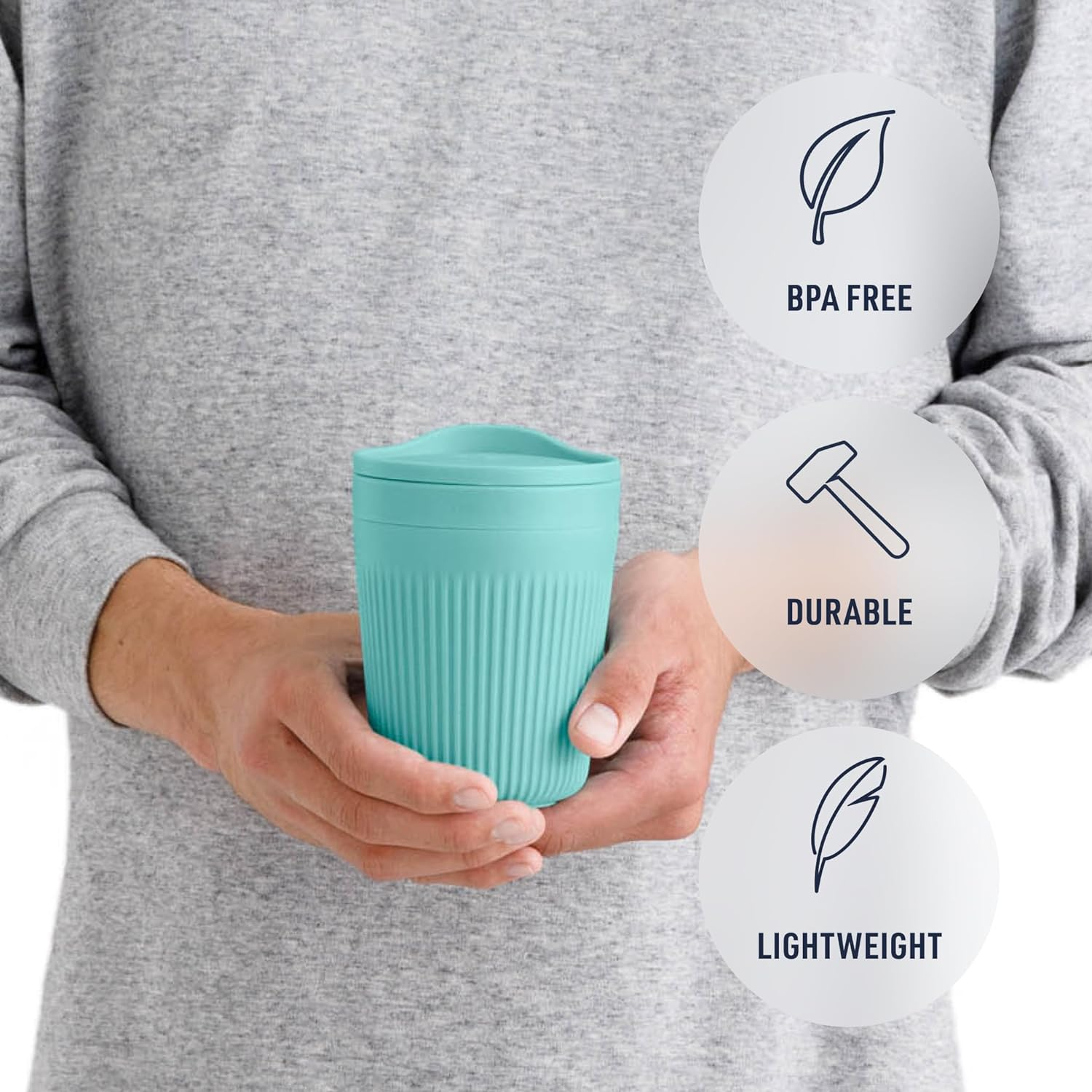 Sea to Summit Passage Insulated Camp Mug, Aqua Sea Blue