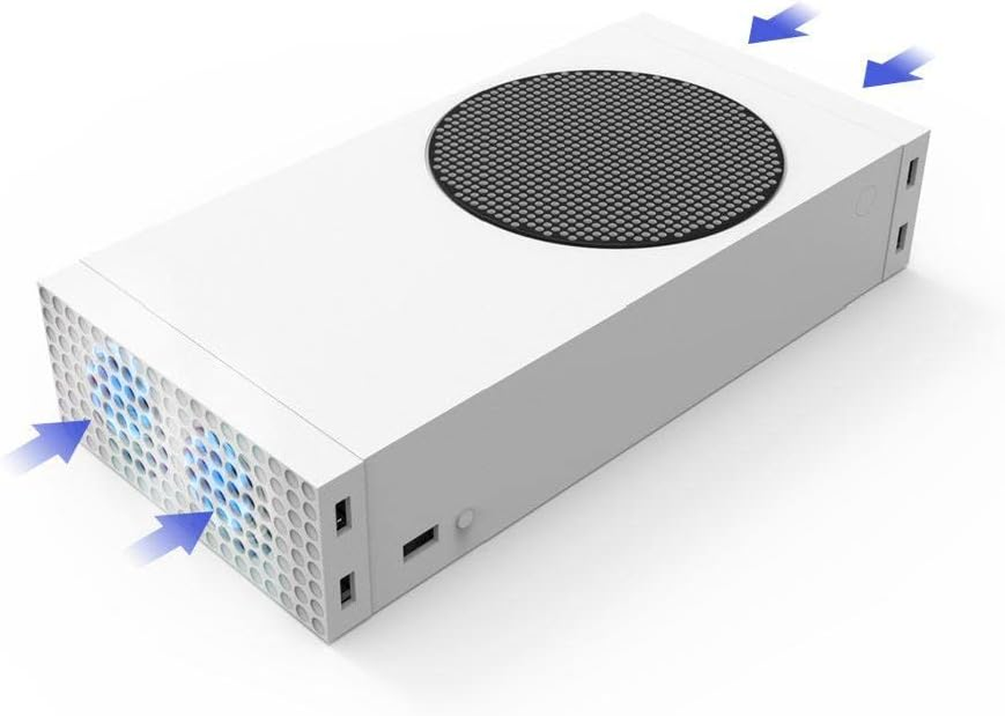 Vertical Cooling Stand Holder External Cooler 2 USB Ports Fans 3 Speeds for Xbox Series S Console Accessory Spare Part image number 5