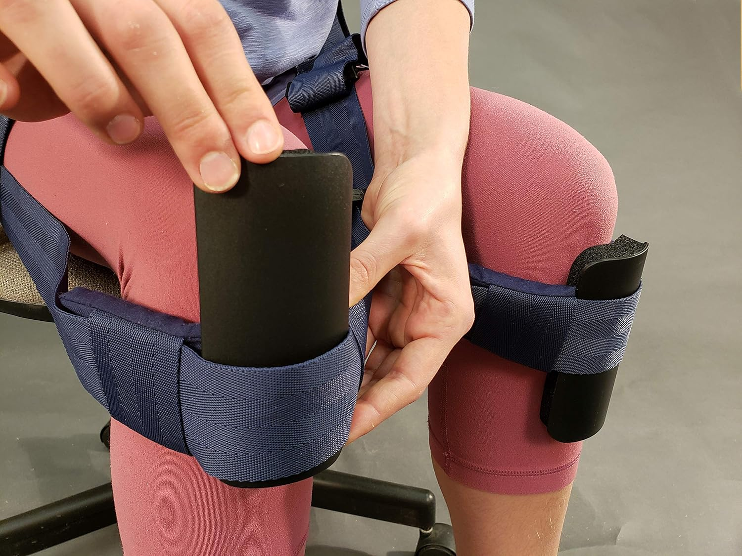 Nada-Chair Back-Up with Cushshins Premium Back Support System Turns to Convertible Pouch Bag image number 6