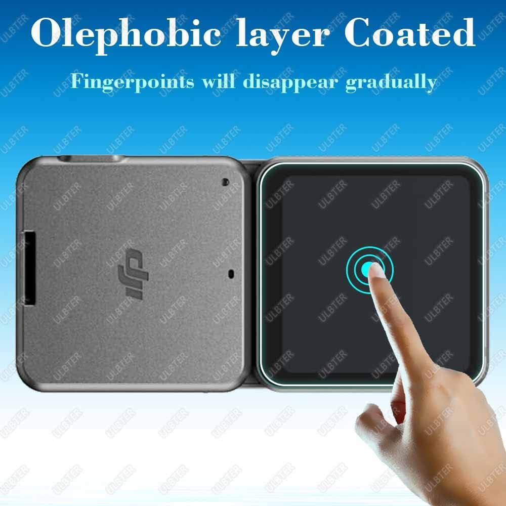 Lens Screen Protector for DJI Action 2 Dual-Screen Combo [2+4Pack], ULTER Tempered Glass Cover 0.3Mm 9H Hardness Anti-Scrach Anti-Fingerprint Anti-Bubble image number 3