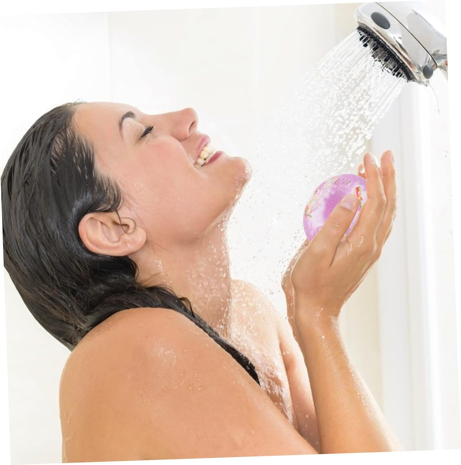 HAPINARY 4Pcs Adorable Bath Salt Balls Spa Bombs for Nourishing Skin Relaxation and Aromatherapy for Home Travel and Hotel Use Random Color image number 2