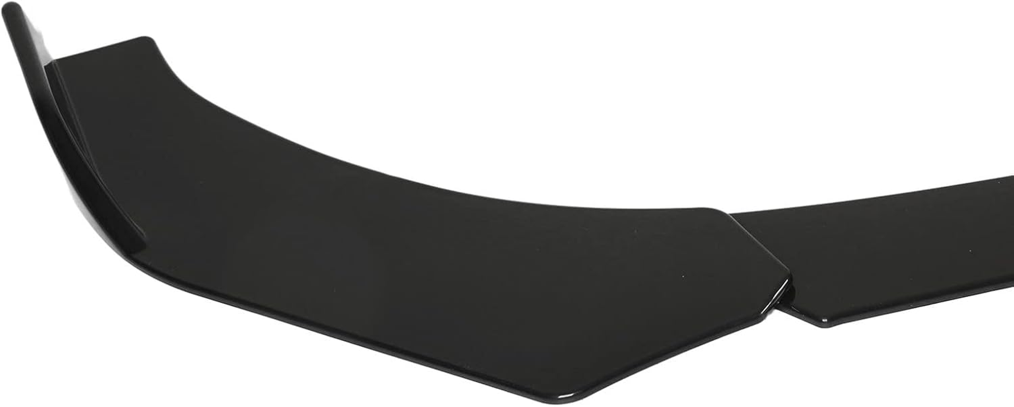 4Pcs Universal Front Bumper Chin Spoiler Glossy Aerodynamic Lip for Most Cars image number 1