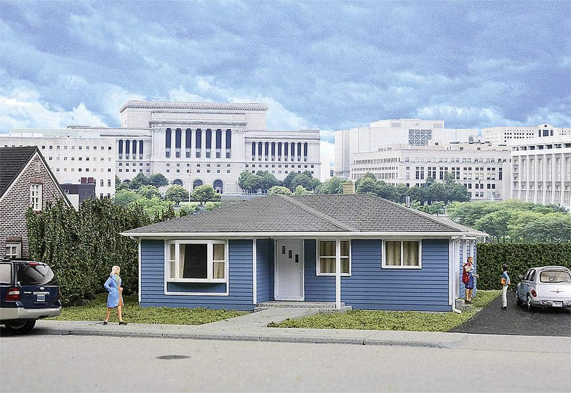 Walthers Cornerstone HO Scale Model Kit - Company House Pkg(2) - American Bungalow image number 4