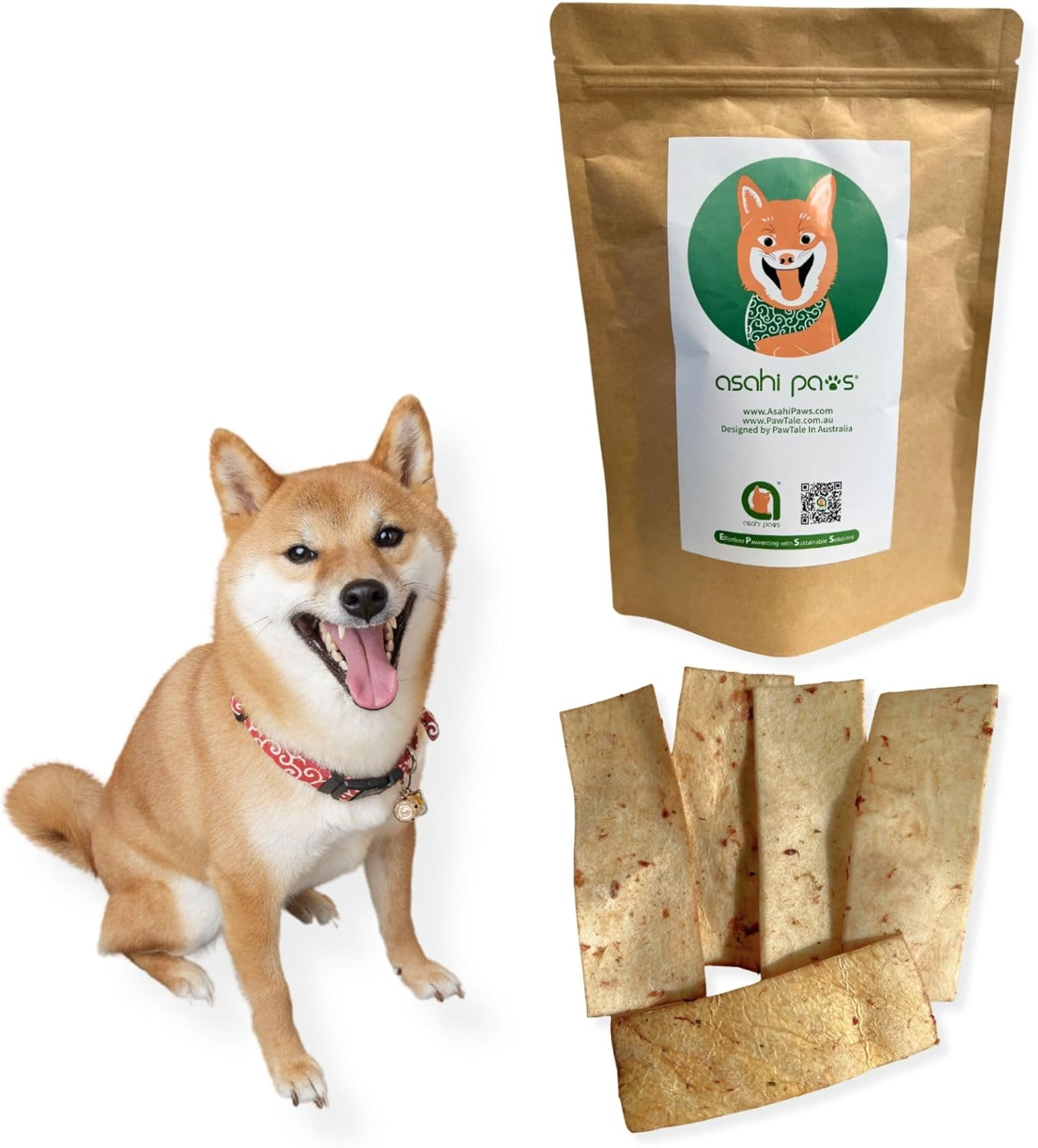 Rawhide Chips with Kangaroo, Dog Dental Care Treats & Training Treats for All Breeds and All Life Stages (150G Pack of 1, Chews) image number 5