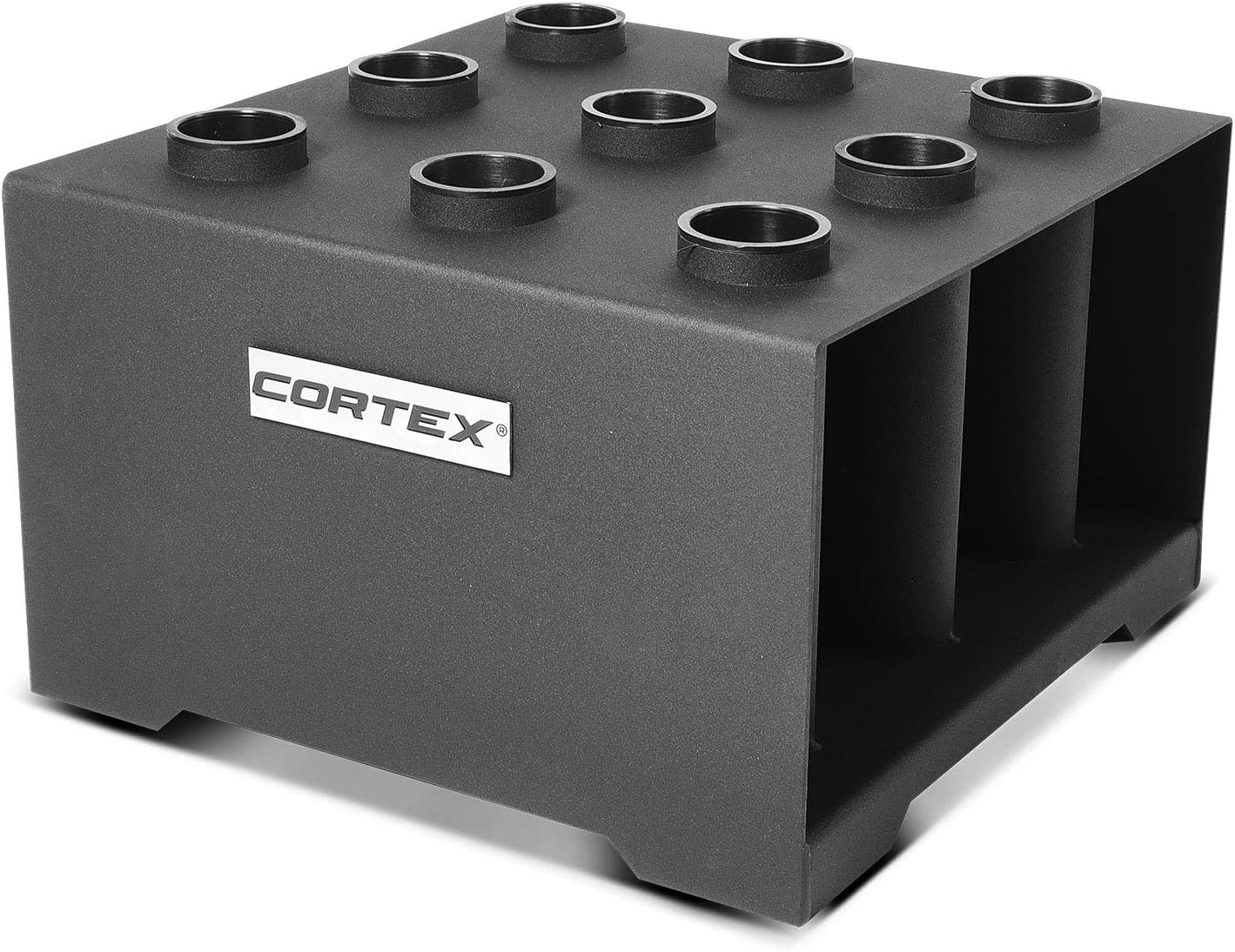 CORTEX Olympic Barbell Holder 9 Nine Sections Bars Weights Home Gym Storage image number 4