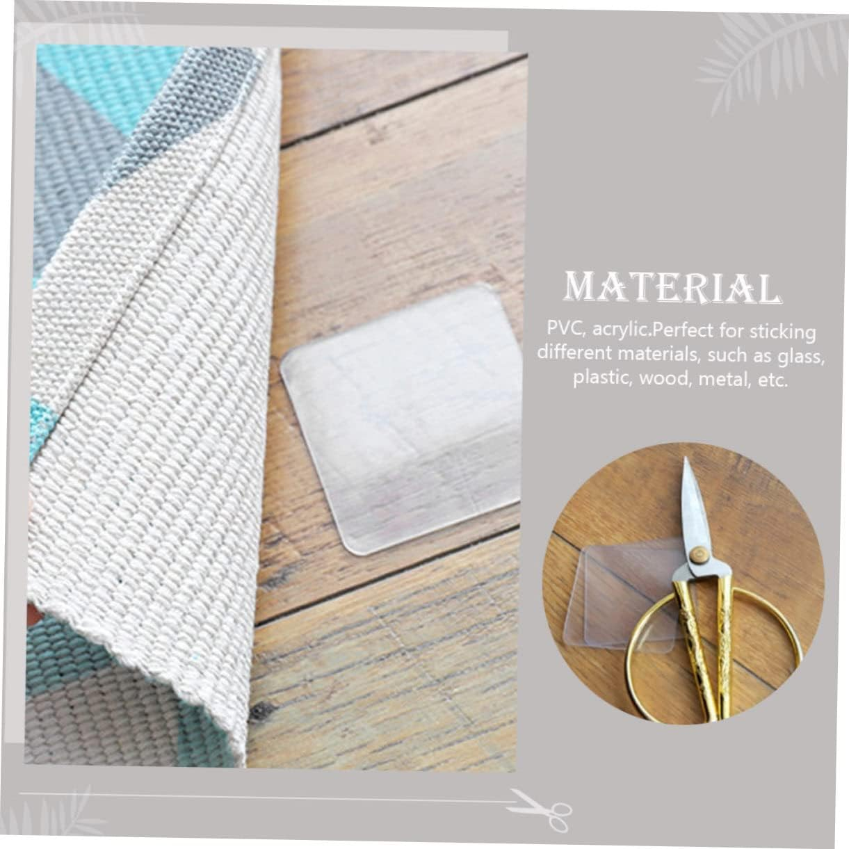 Tofficu 20Pcs Gel Sticker Double Sided Stickers for No-Trace Use for Boys and Girls Crafts and DIY Projects image number 2