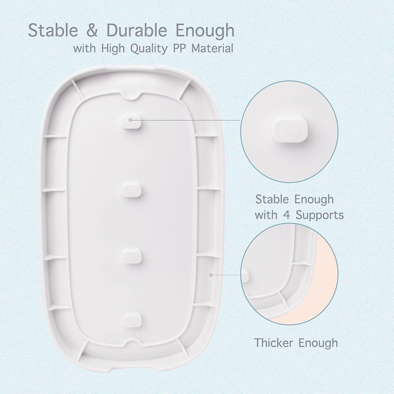 Baby Bottle Drying Rack, Space Saving Bottle Dryer Holder for Bottles, Nipples, Pump Parts, Cups image number 6