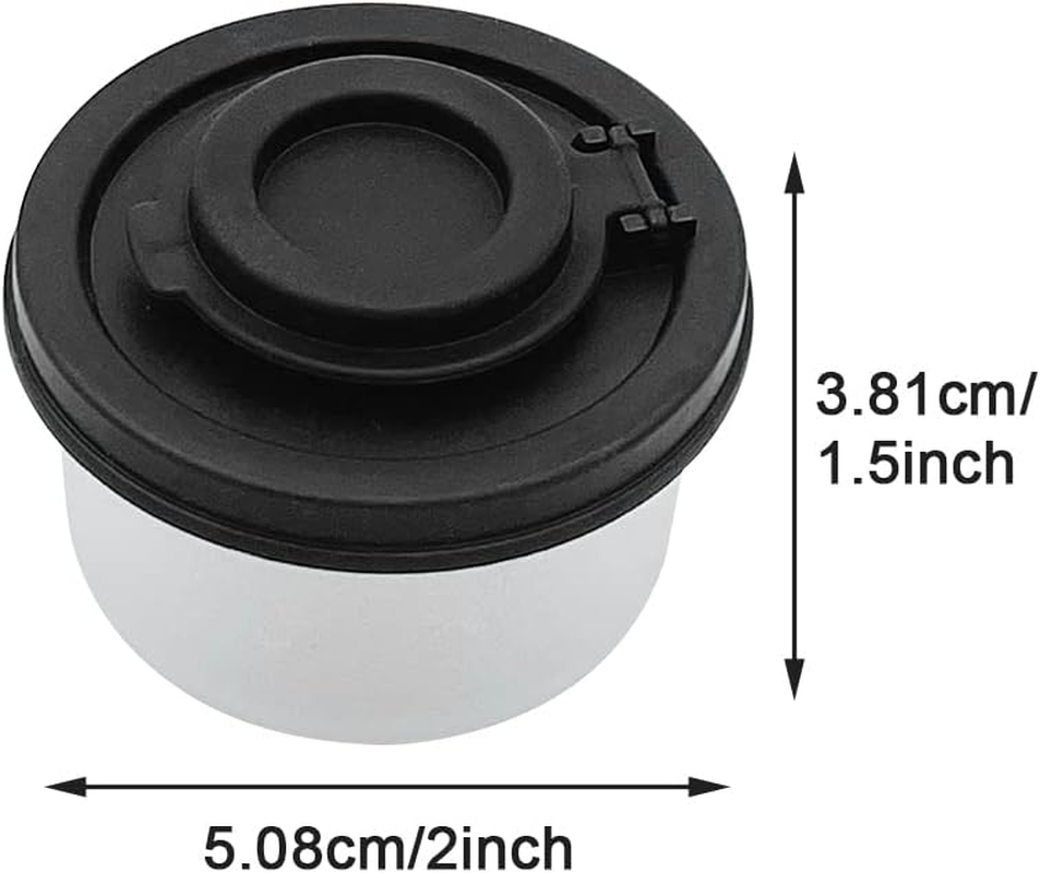 2Pcs Small Salt and Pepper Shakers Set, Mini Moisture-Proof Portable Pepper Shaker,Small Spice Bottles, for Camping Travel BBQ, Picnics, Lunch Boxes Transparent Salt Pepper Set image number 6