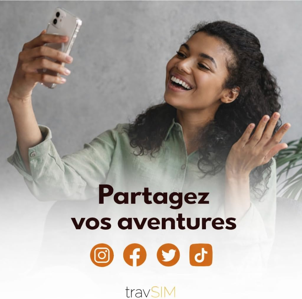 Travsim Morocco SIM Card | 15 Days - 5GB Data SIM | 5G/4G High Speed Data | Unlimited Internet Access for Google, Facebook, Whatsapp, Instagram and More image number 3