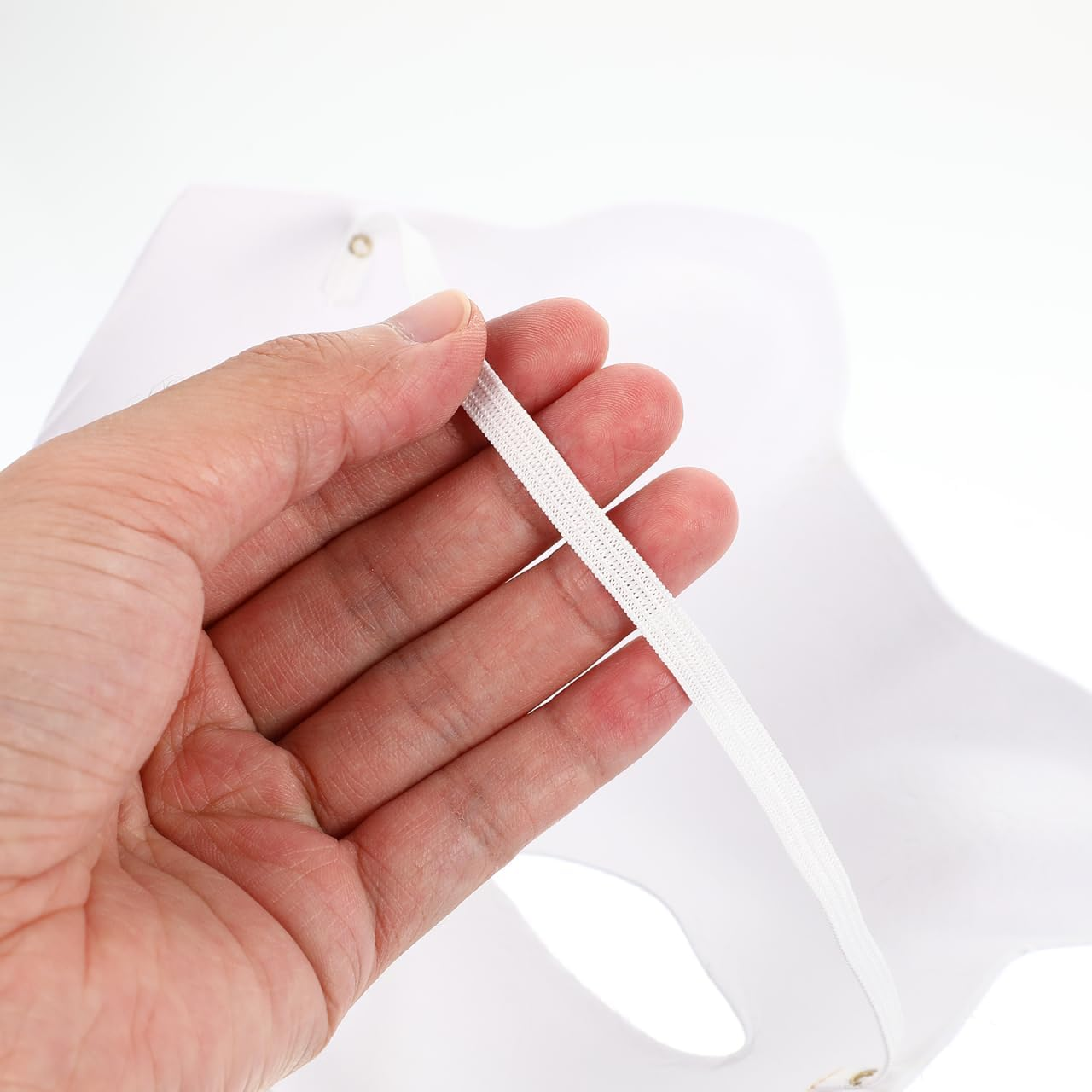 STOBOK 10Pcs White Masks DIY Cat Half Animal Masquerade Blank Paintable Halloween Masquerade for Halloween Decorations Role Playing for Kids and Adults image number 5