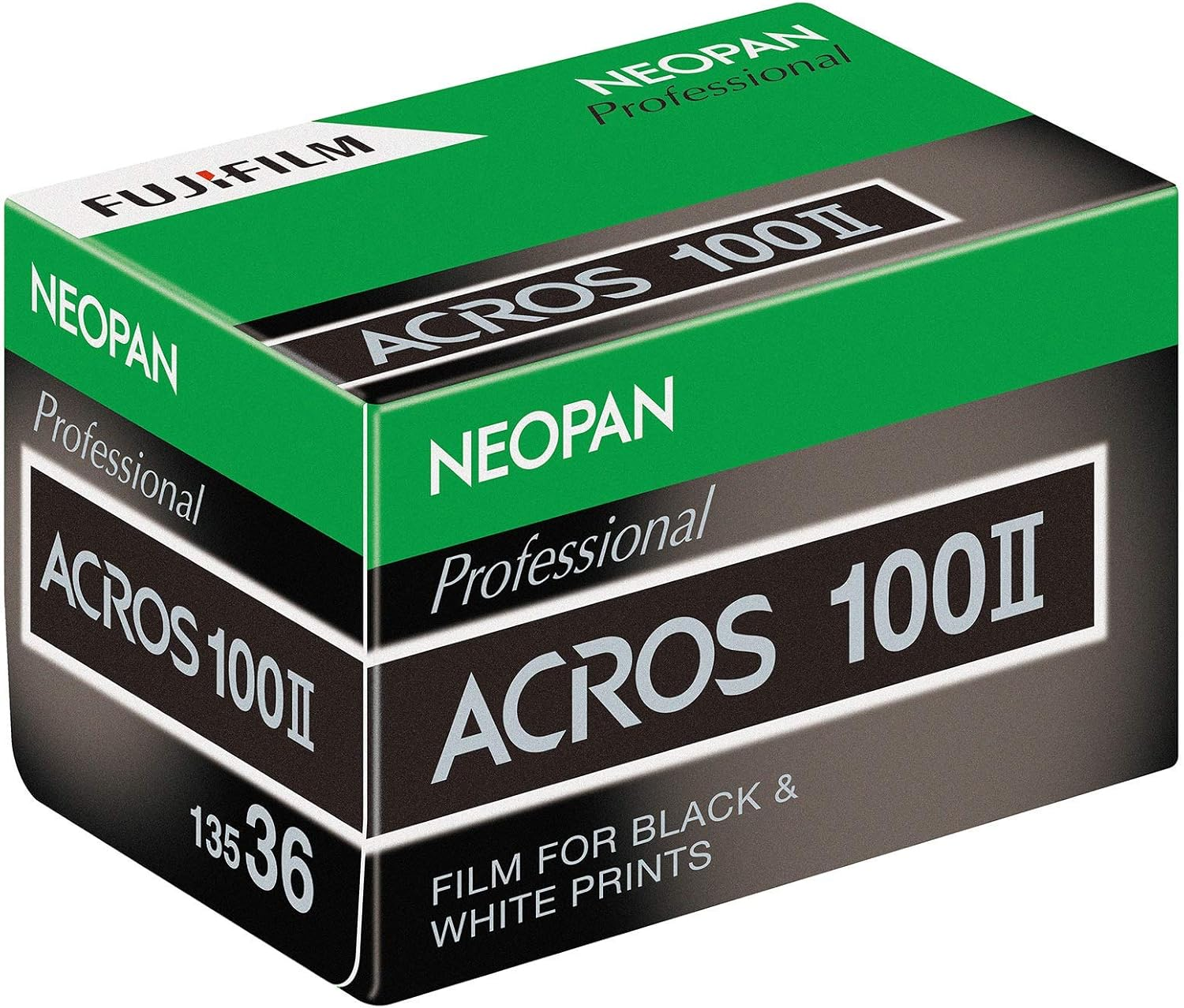 FUJIFILM Black and White Film Neo Pan 100 ACROS II 135 Size, 36 Photos, 1 Pack