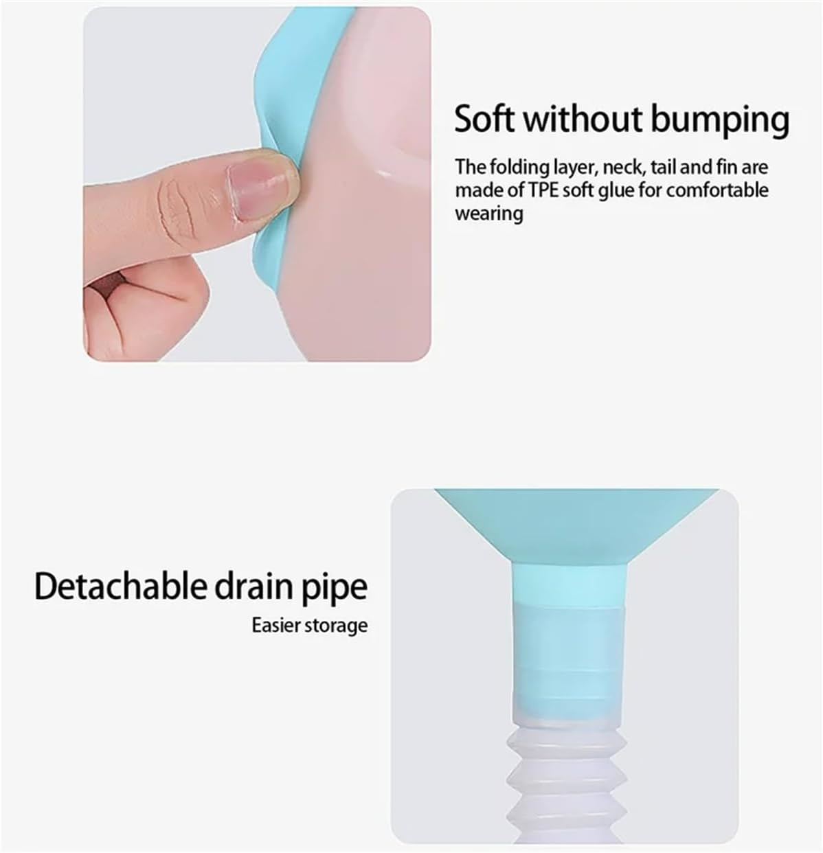 Portable Foldable Shampoo Basin, Self-Service Hair Washing Basin for Elderly, Pregnant Women, Patient, Disabled People image number 5