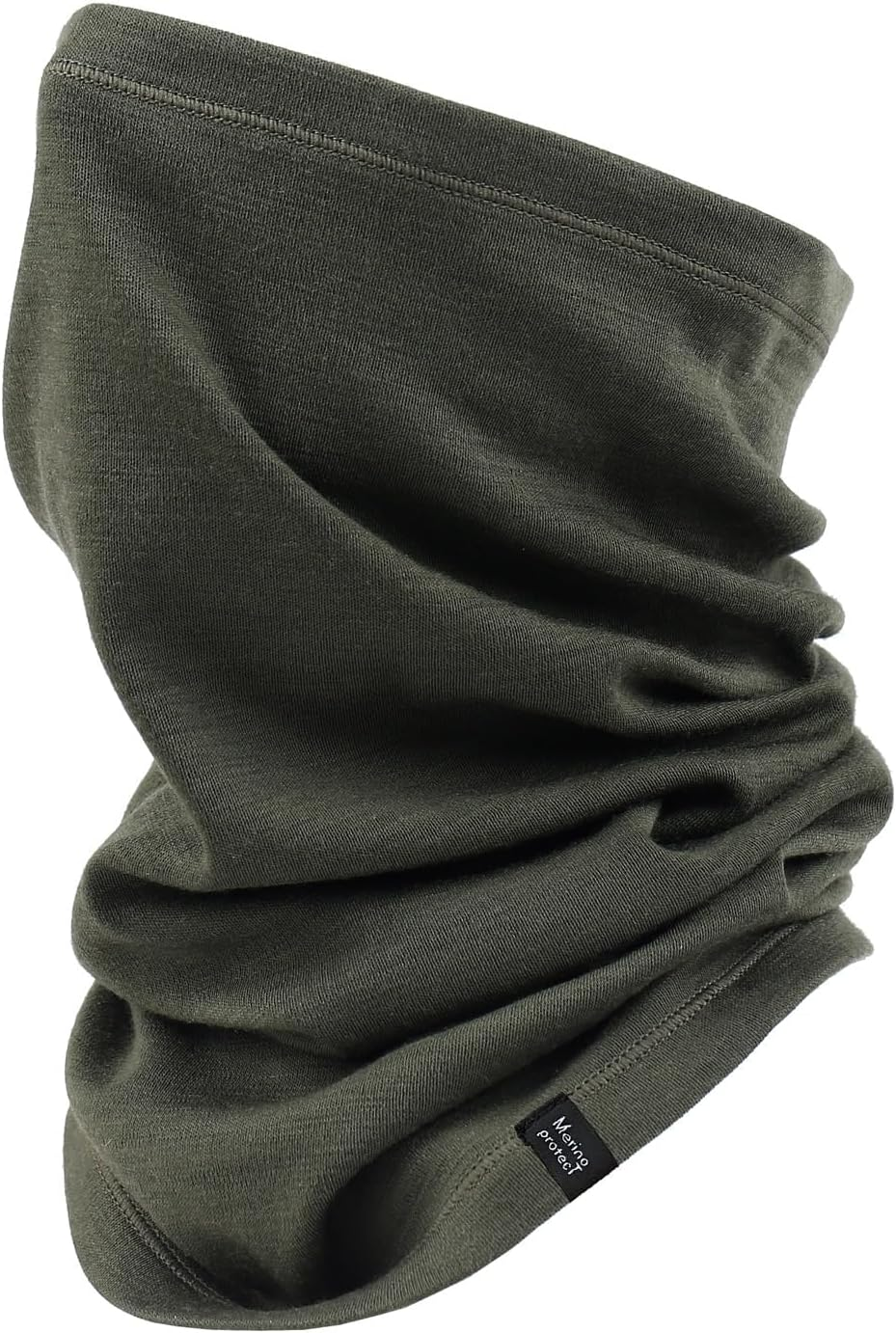 Merino Protect 100% Merino Wool Neck Gaiter Men Women Breathable Face Mask Lightweight Neck Warmer Motorcycle Hiking Hunting