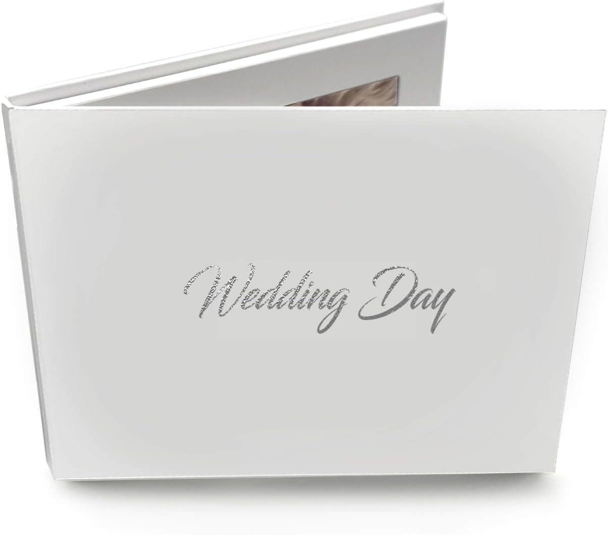 7" IPS Video Memory Book - 'Wedding Day' Silver Foiled on Cover - A5 Hard Backed Video Brochure - 4GB Memory, Allows 4 Hours Playtime image number 5