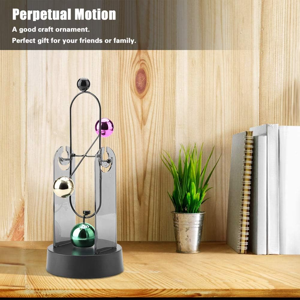 Perpetual Motion Machine, Modern Style Electronic Sculpture, Shake Wiggle Device | Swinging Art Craft | Desk Decoration | Space Decor for Your Friends Family image number 5