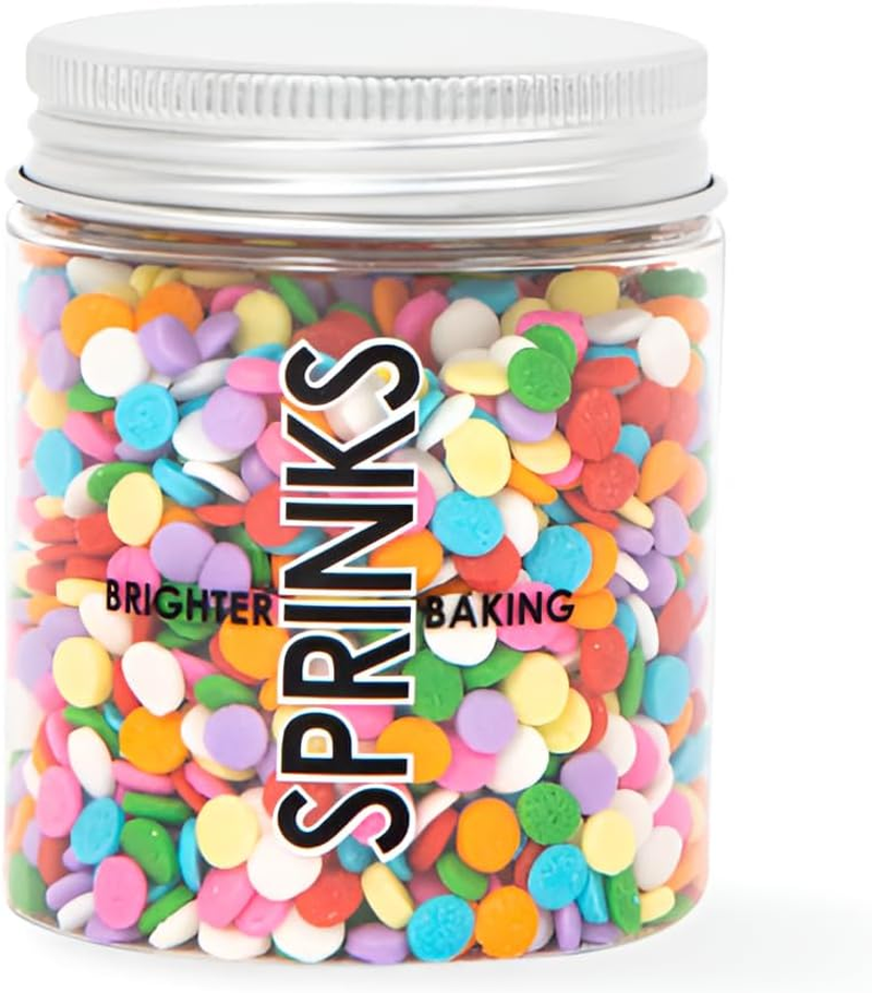 Sprinks Mixed Confetti Sprinkles 60G - Cake Sprinkles | Edible Cake Decorations | Confetti Sprinkles | Rainbow Sprinkles | Cake Decorating Sprinkles | Sprinks Confetti for Cakes image number 1
