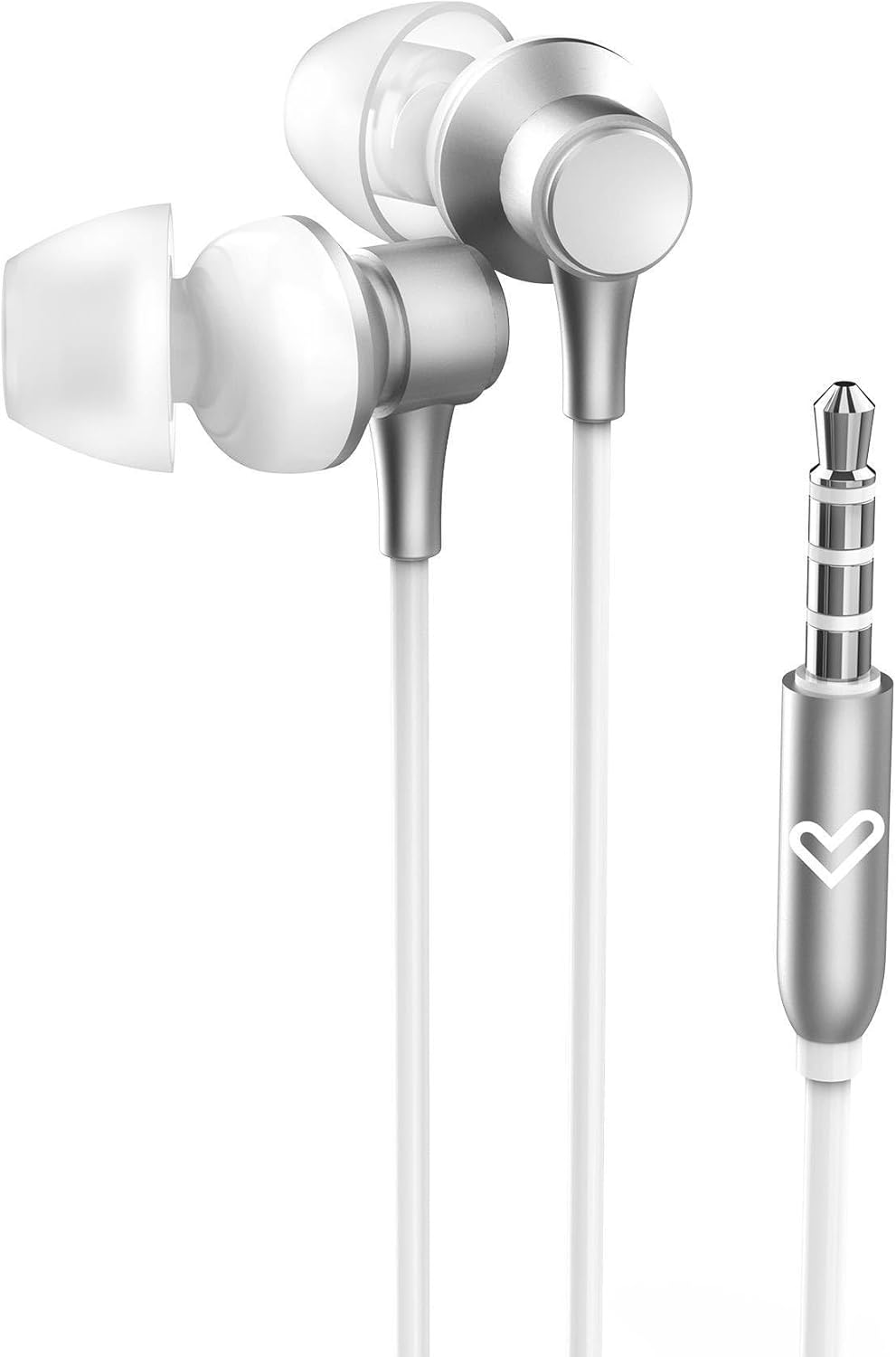 Energy Sistem Metallized 3.5Mm Aluminium Recycled Plastic In-Ear Headphones with Microphone - White image number 5