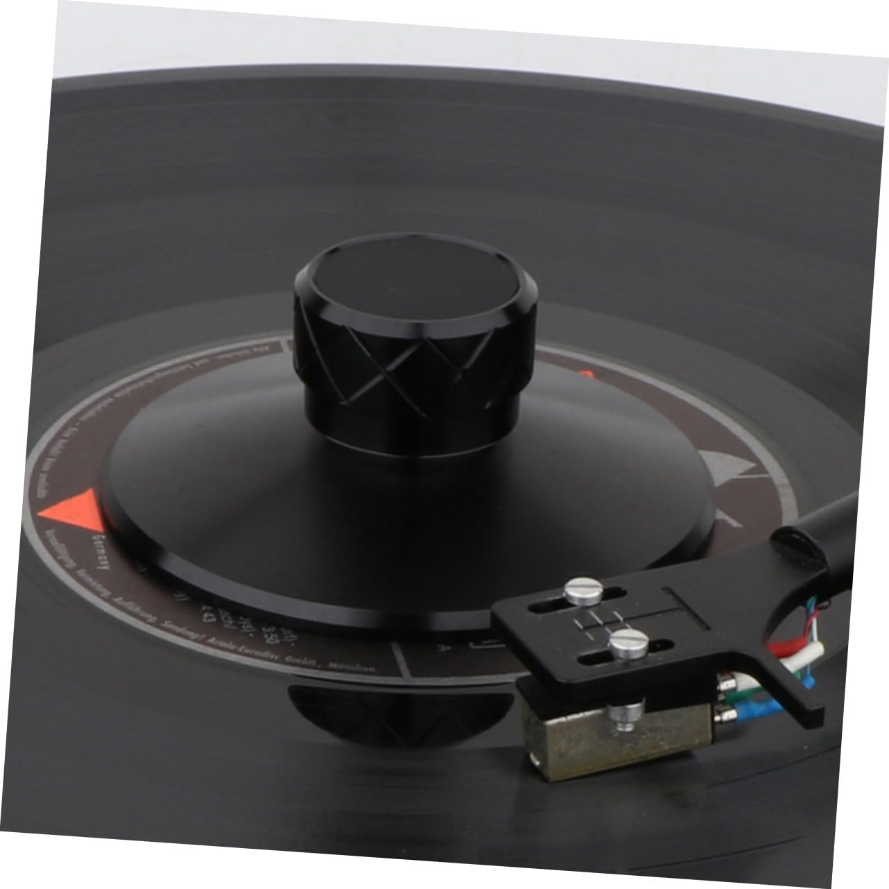 Vinyl Record Stabilizer Record Weight Clamp for Turntable Aluminum Magnesium Alloy Disc Stabilizer to Enhance on Home Audio Setup image number 6
