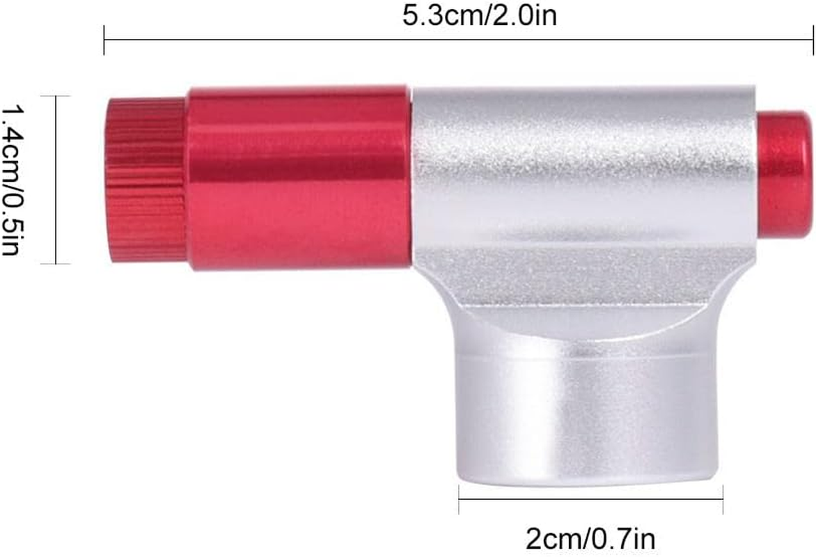 Sagasave CO2 Bike Pump, Inflator Kit with Head & Safety Sleeve, Presta & Schrader Valve Compatible (No CO2 Cartridges)