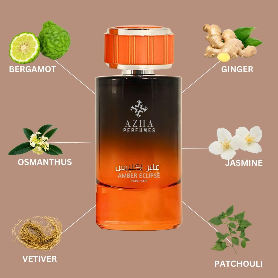 Essence Orbis Collection - Amber Eclipse by Azha for Men - 3.3 Oz EDP Spray image number 3