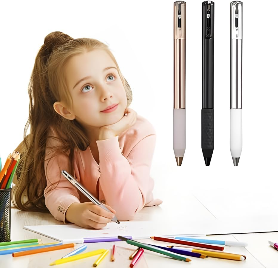 Geometric Deformation Gel Pens 0.5Mm,Shape Shifting Switchpen Retractable Anamorphic Quick Dry Neutral,For Writing and Drawing School Office Gifts 3Pcs. image number 4