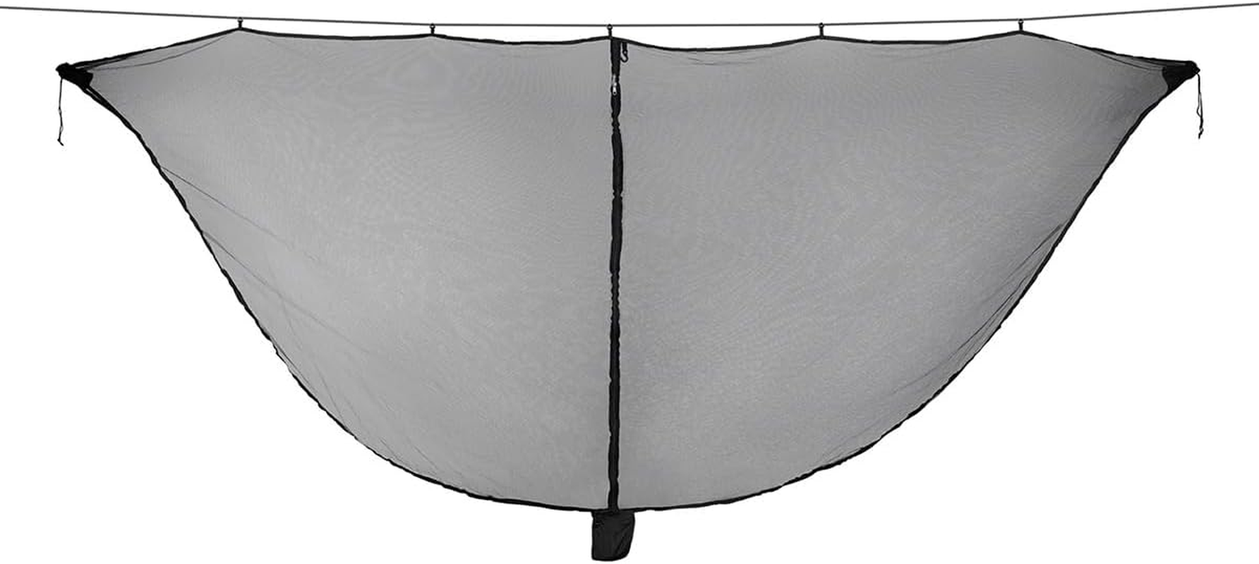 AIMALL Separate Mosquito Net Cover for Hammock, Anti-Mosquito Outdoor Net with Zipper and Hooks, Durable, 6M Hanging Rope for Outdoor Camping and Travel, No Hammock Included