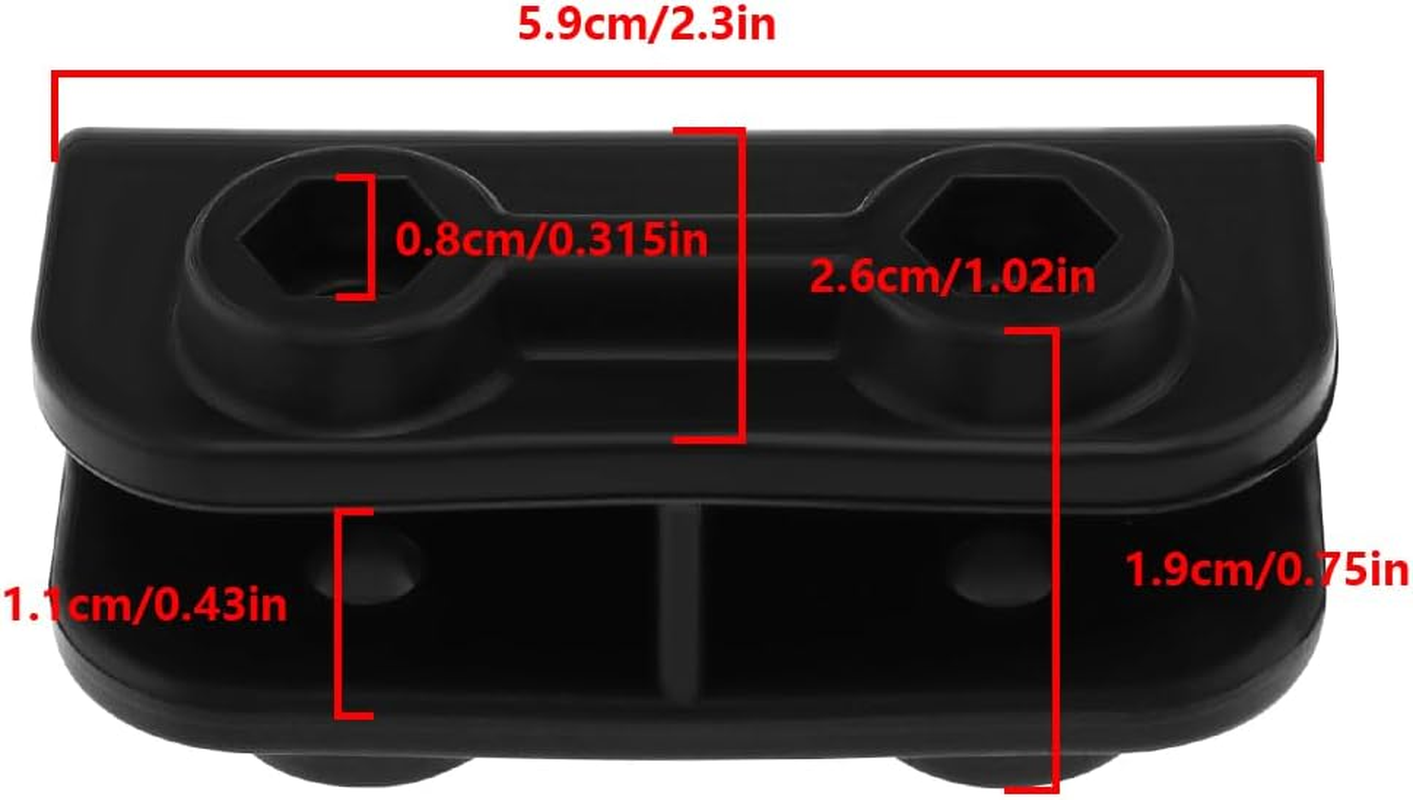 LT Easiyl 4Pcs Rectangular Bracket 2-Way Pop-Up Gazebo Connector Tent Pole Connector Support Rod Connection for Canopy Gazebo Tent Outdoor Equipment