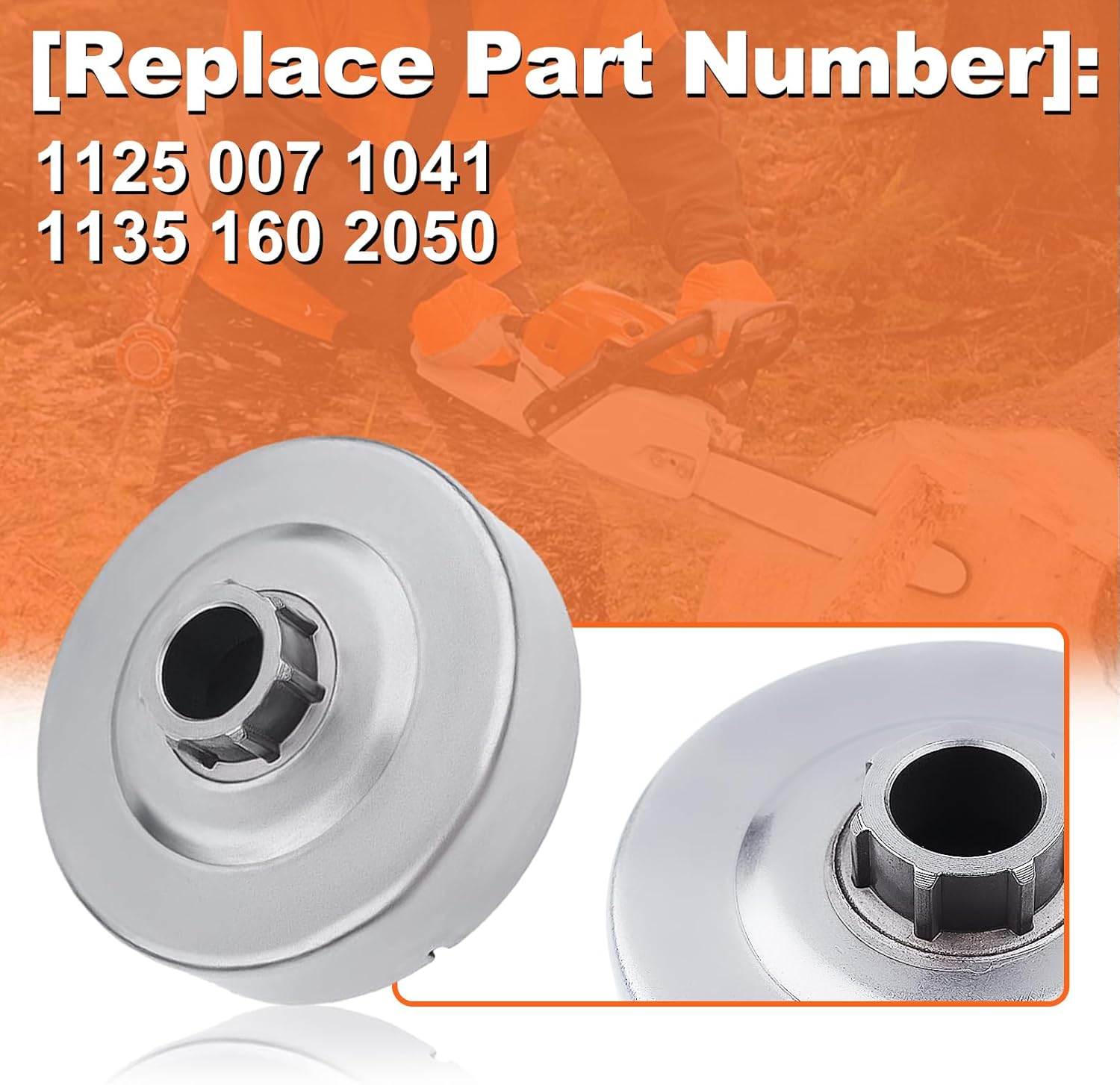 Mtanlo 3/8" Rim Sprocket Clutch Cover Bearing Kit for Stihl MS311 MS391 MS311C MS391C MS340 MS360 029 MS290 039 MS390 034 036 MS340C MS360C Chainsaw image number 5