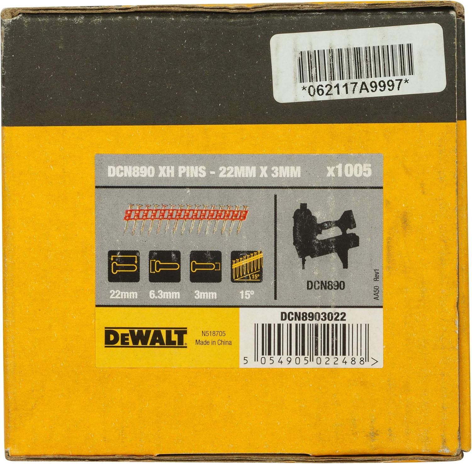 Dewalt XN Nails, 22 Mm Length X 3 Mm Diameter image number 4